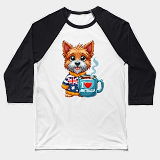 Australian Terrier Baseball T-Shirt